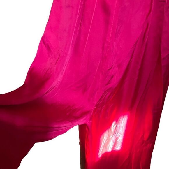 NWT! Missguided satin wrap front strappy jumpsuit - Picture 7 of 13